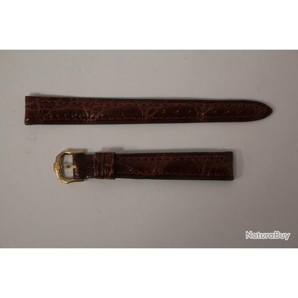RAYMOND WEIL Bracelet pour montre croco marron 12 mm