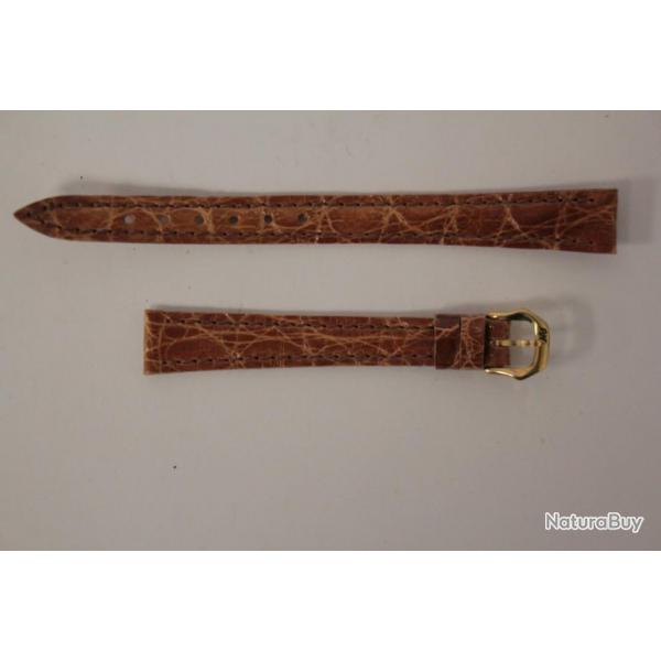 RAYMOND WEIL Bracelet pour montre croco marron 11 mm