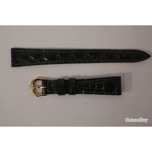 RAYMOND WEIL Bracelet pour montre croco gris 14 mm