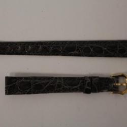 RAYMOND WEIL Bracelet pour montre croco gris 10 mm