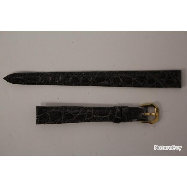 RAYMOND WEIL Bracelet pour montre croco gris 10 mm