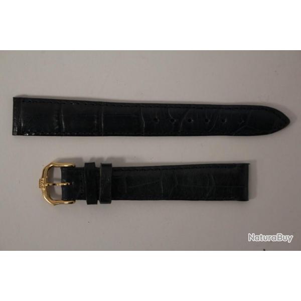 RAYMOND WEIL Bracelet pour montre croco bleu fonc 14 mm