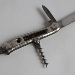 Ancien Couteau Vitrier coupe-cigare tire-bouchon