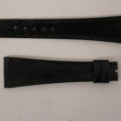 Bracelet montre Universal Genève lézard noir 19 mm