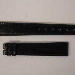 Bracelet montre Universal Genève cuir noir 15 mm