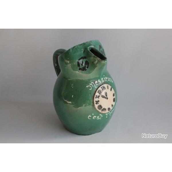 Pichet absinthe Messieurs c'est l'heure