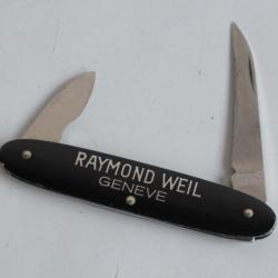 RAYMOND WEIL Couteau de poche publicitaire Montre Victorinox