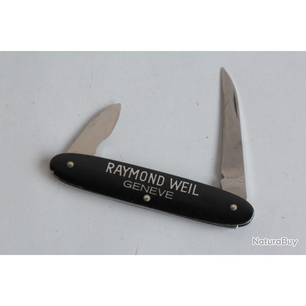 RAYMOND WEIL Couteau de poche publicitaire Montre Victorinox