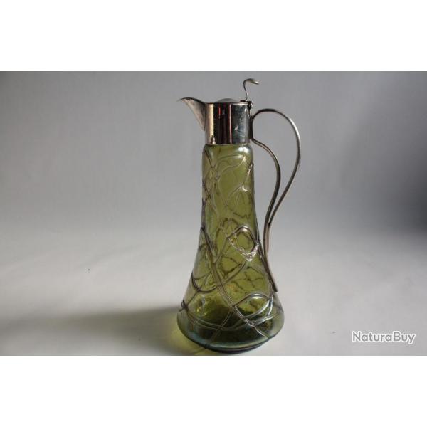 Aiguire verre iris Autriche Art Nouveau