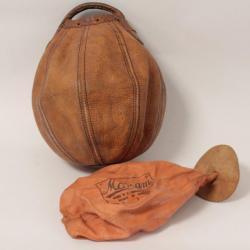 Sac de frappe Moseam cuir vintage Punching ball Speedball