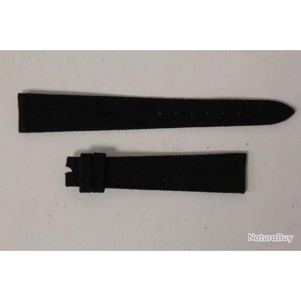Bracelet montre Universal Genve velours noir 14 mm