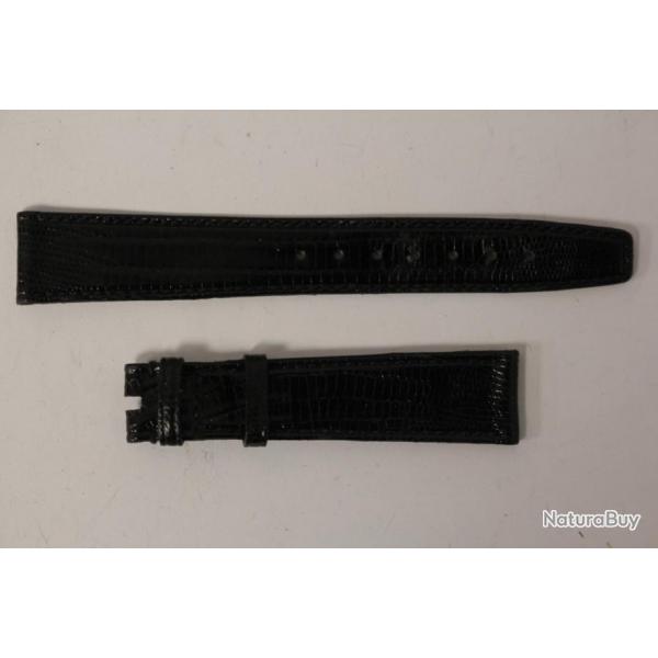 Bracelet montre Universal Genve lzard noir 17 mm