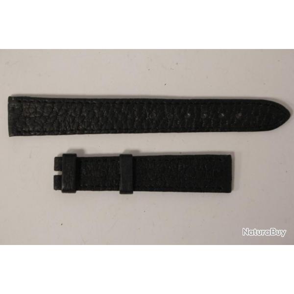 Bracelet montre Universal Genve noir 16 mm