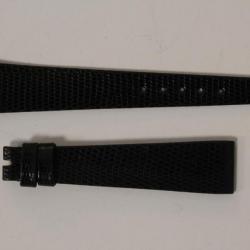 Bracelet montre Universal Genève lézard noir 16 mm