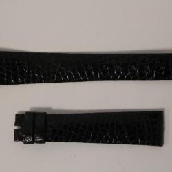 Bracelet montre Türler croco noir 18 mm