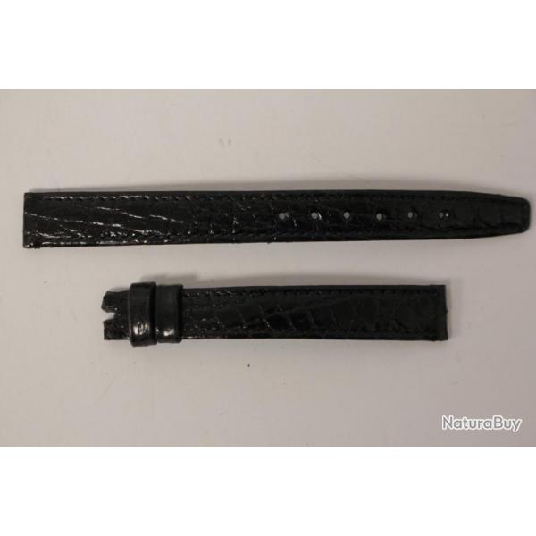 Bracelet montre Universal Genve lzard noir 11 mm