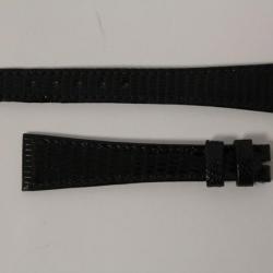 Bracelet montre Universal Genève lézard noir 16 mm