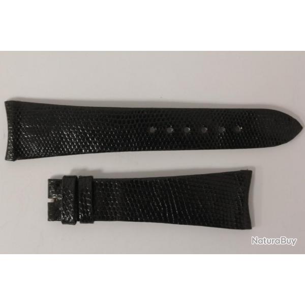 Bracelet montre Universal Genve lzard noir 22 mm