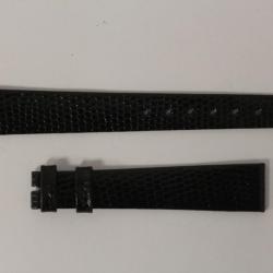 Bracelet montre Universal Genève lézard noir 13 mm