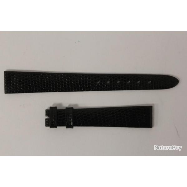 Bracelet montre Universal Genve lzard noir 13 mm