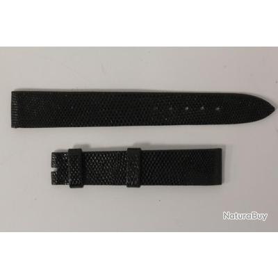 Bracelet De Montre HIRSCH Cuir Lézard - 16 Mm - Vintage Autriche - Marron