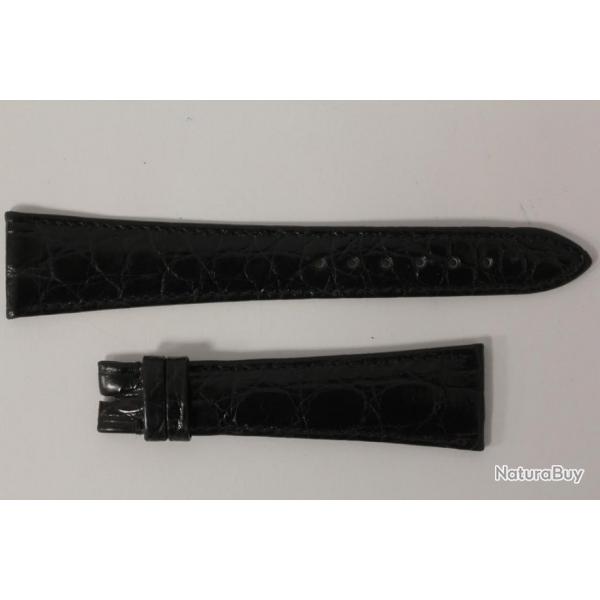 Bracelet montre Universal Genve croco noir 21 mm