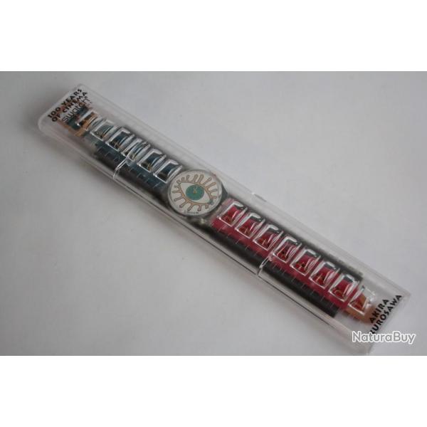SWATCH Montre Eiga Shi Akira Kuosawa Set 100 ans du cinma