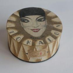 TOKALON ancienne boîte à poudre Poudrier art déco