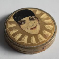 TOKALON ancienne boîte à poudre Poudrier art déco