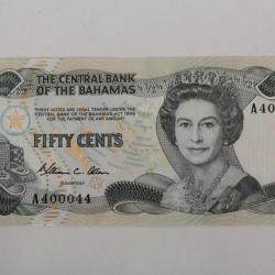 Billet 1/2 Dollar Bahamas 1984 neuf
