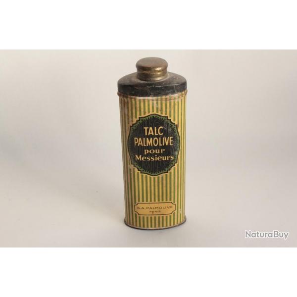 Ancienne bote publicitaire Talc Palmolive pour messieurs