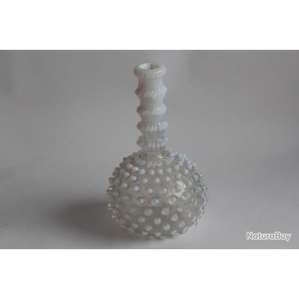 Vase verre opalin Fenton