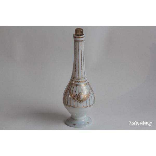 Flacon  parfum opaline maille or Charles X