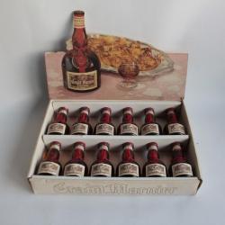 Coffret présentoir publicité vintage Grand Marnier Luxe 12 Mignonnettes