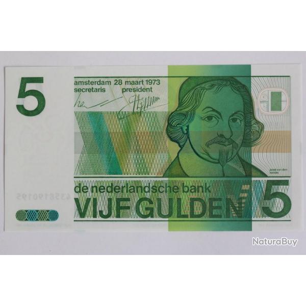 Billet 5 Gulden Pays-Bas 1973 neuf