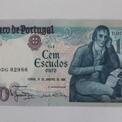 Billet 100 Escudos 1980 Portugal neuf