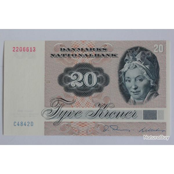 Billet 20 Kroner Danemark type 1972-1979 neuf