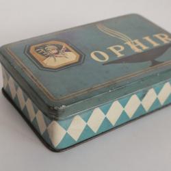 Boîte à Cigarettes tôle Ophir Tabacs d'Orient Sato
