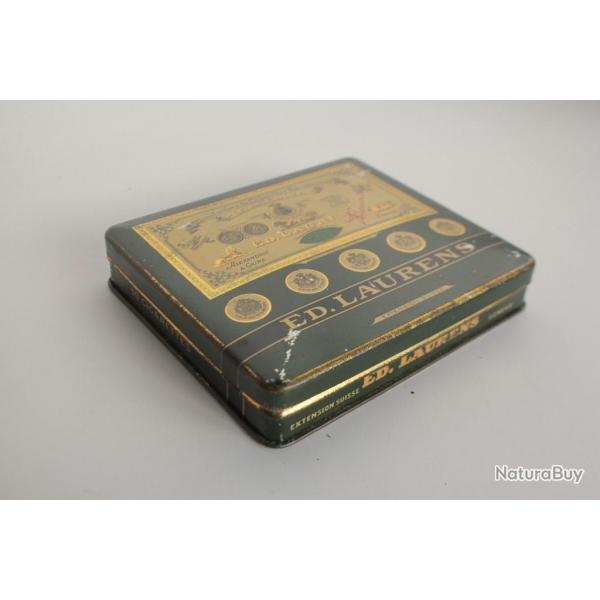 Boite a cigarettes ED. LAURENS Rouge Khdive Suisse tle lithographie tabac