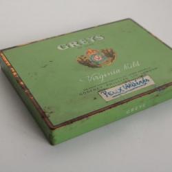 Boîte à Cigarettes tôle Greys de luxe Virginia Mild