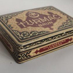 Boîte à Cigarettes tôle Turmac Brun