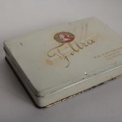 Boite a cigarettes tôle lithographiée ED. LAURENS Khédive Filtra tabac