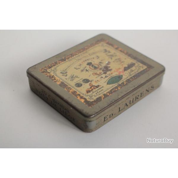 Bote  cigarettes en tle lithographie ED.LAURENS Le Khdive