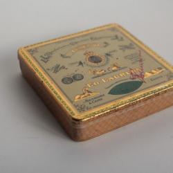 Boite a cigarettes ED. LAURENS Khédive tôle lithographiée tabac