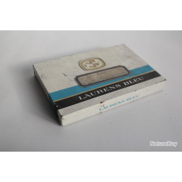 Boite a cigarettes tle lithographie ED. LAURENS Bleu tabac