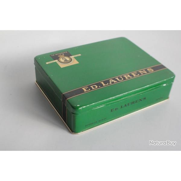 Boite a cigarettes ED. LAURENS Vert Khdive Suisse tle lithographie tabac