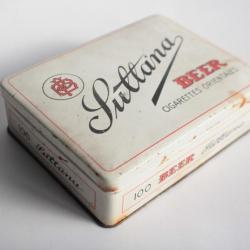 Boîte à Cigarettes tôle BEER Sultana