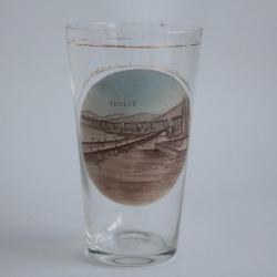 Ancien verre émaillé Souvenir Genève Suisse