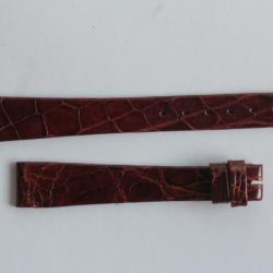 Bracelet montre Universal Genève croco marron 13 mm