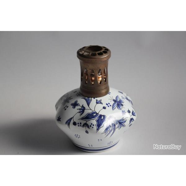 Lampe BERGER faence Henriot Quimper Delft